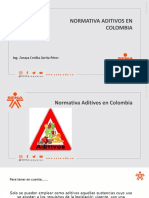 Normativa Aditivos en Colombia