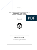 Proposal Pola Kehidupan Suku Togutil PDF