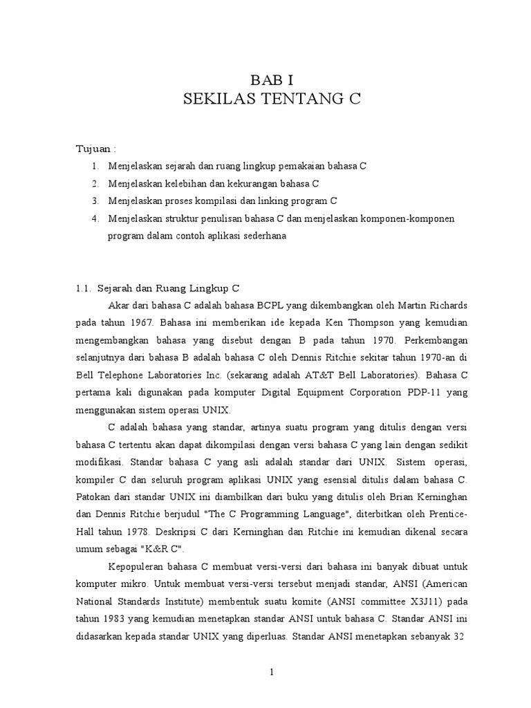 Struktur dan Proses dalam Pemrograman C | PDF