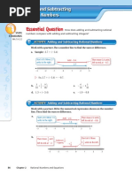 Adding and Subtracting Rational Numbers 2.2: Activity