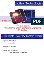 L-19 CSS Solar PV System Design