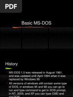 Basic Ms Dos