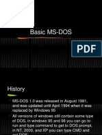 Basic Ms Dos