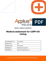 L4-QAT-087B Method Statement For CIPP - UV Lining Work
