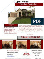 7308 Red Pebble RD Open House Flyer