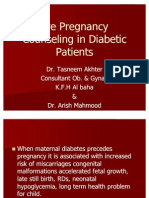 Pre Pregnancy Counseling in Diabetic Patients(DR TASNEEM)