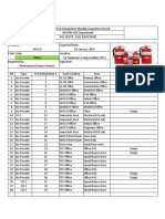 Portabloe Fire Extinguisher Monthly Inspection