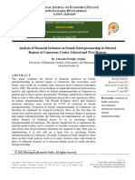 Analysis of Financial Inclusion On Female Entrepreneurship in Selected Regions of Cameroon: Centre, Littoral and West Regions