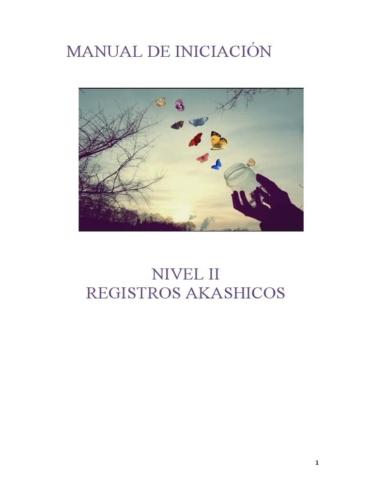 Manual Registros Akashicos Nivel 2 PDF Amor Alma
