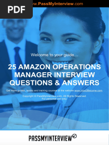 25 Amazon Operations Manager Interview Questions & Answers: Order ID: 0081249