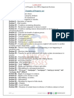 TPA - Important Sections