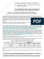 Some Recommendations For The Application of Powder Alloys in The Restoration of Agricultural Machinery Parts by Plasma Surface and Spraying Methods