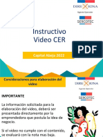 Instructivo Video CER Abeja 2022