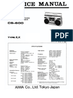 Aiwa cs-600 SM