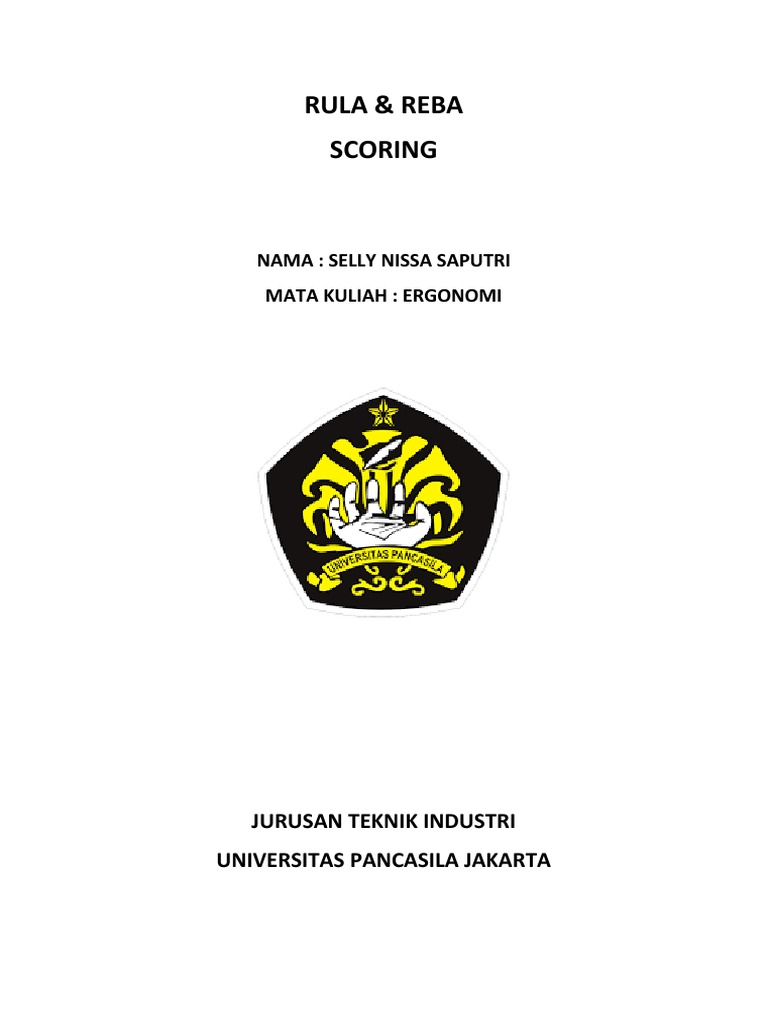 Skor RULA dan REBA dalam Ergonomi | PDF