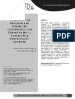 Análise Do Programa Form. Cont. Temas em Educação