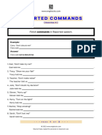 Reported Speech - Commands 1
