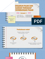 Pengaruh Pajak Dan Subsidi Terhadap Keseimbangan Pasar