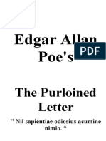 Edgar Allen Poe Purloined Letter