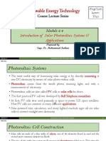 2.4 Solar Photovoltaic Systems & Applications