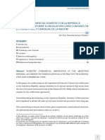 Domestic Commercial Arbitration in Argentina Regulated as a Contract