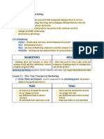 Principles of Marketing Reviewer