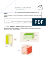 6° Calcular Superficie y Volumen