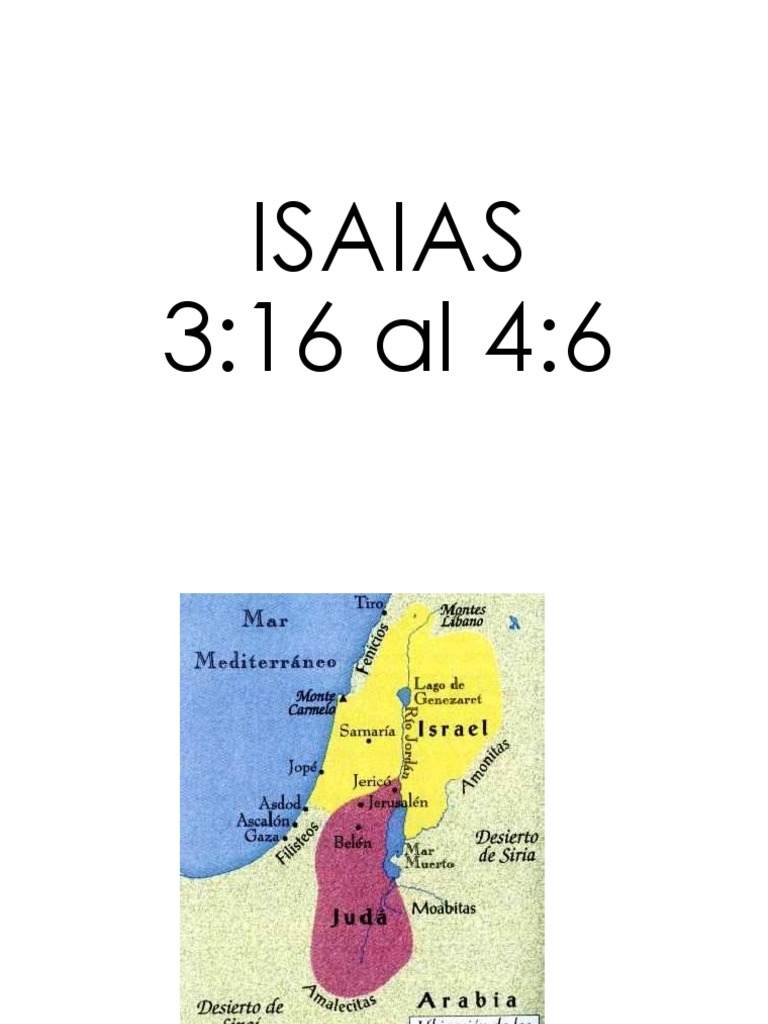 isaías capítulo 3 versículo 16