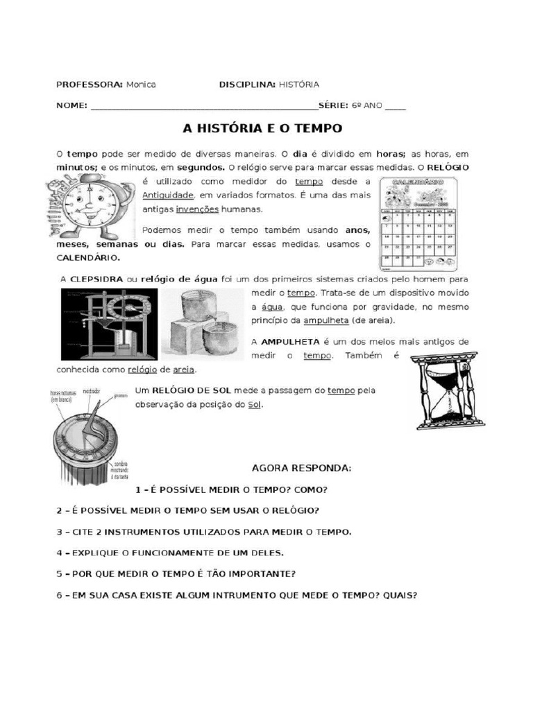 A HISTÓRIA E O TEMPO | PDF