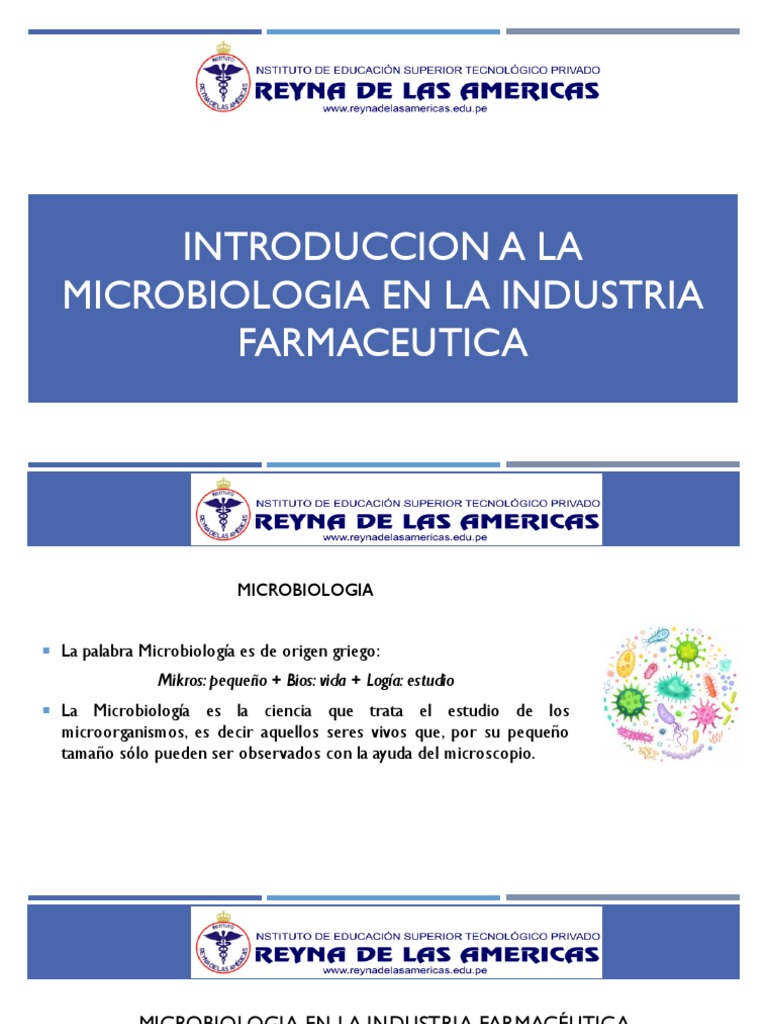 Introduccion de La Microbiologia en La Industria Farmaceutica | PDF