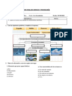 Examen Final de Ciencia - 1°s