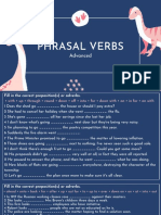 NO KEY Phrasal Verbs