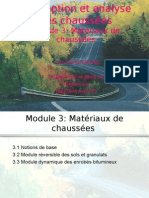 Conception Et Analyse Des Chaussées. Module 3. Matériaux de Chaussées