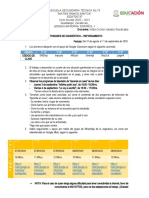 Actividades de Diagnóstico, Primer Grado