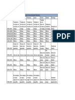 Horario de Laura Sánchez Palomares