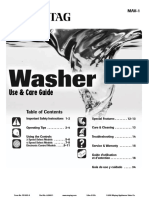 Maytag MAV2755AWW Washer Use and Care Guide en