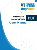 Shine HH340&380 User Manual - 20200929