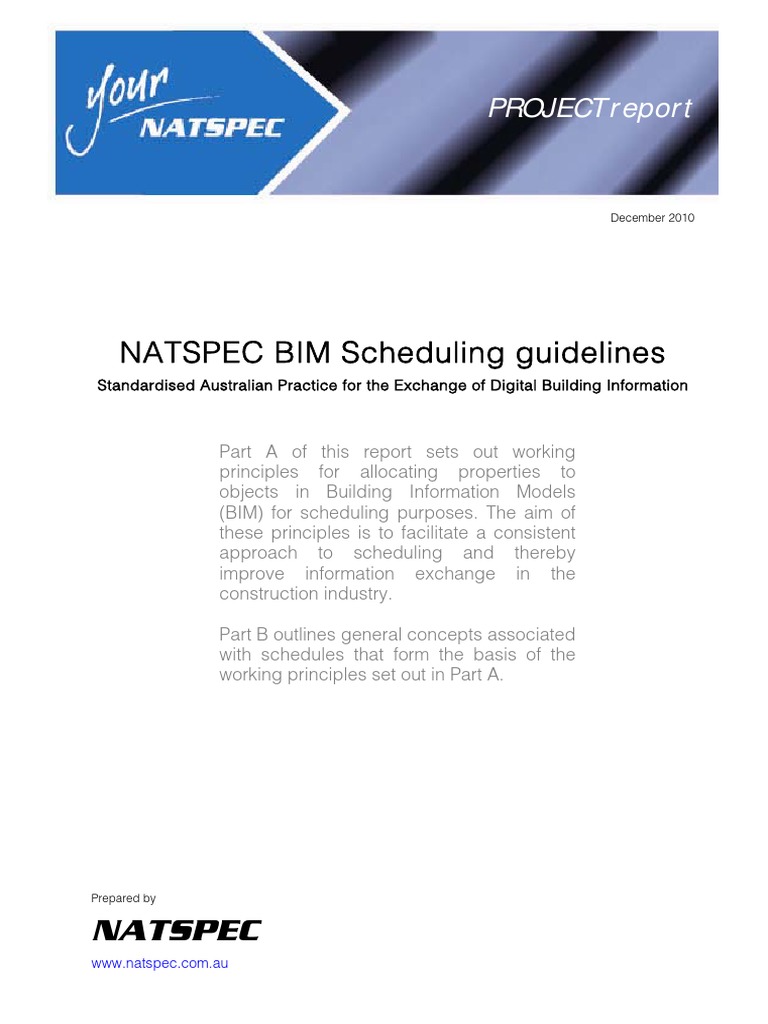 BIM Scheduling Project Report Dec 2010 | PDF | Building Information ...