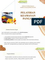 Materi Pelatihan Keamanan Pangan