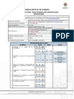 Proceso de contratación vivienda San Pedro de Macha Potosí