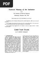 Coded Track Circuits. Duckitt, H. IRSE Proceedings 1967