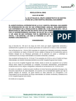 Actualización Grupo Gestión Residuos Hospital ESE San Andrés