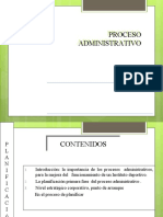 Proceso administrativo: planificación y funciones