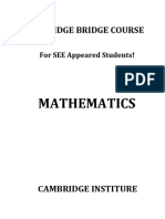 Cambridge Book Mathematics Text