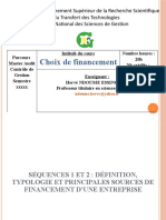 Choix de Financement - ACG - INSG - Séquences - 1 - 2