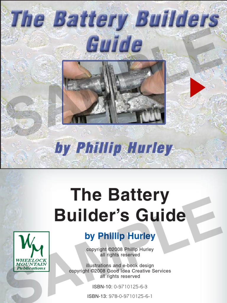 Battery Builders Guide by Phillip Hurley sample pages Batería