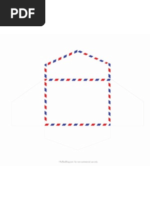 Airmail Printable Envelope