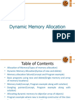 Dynamic Memory Allocation