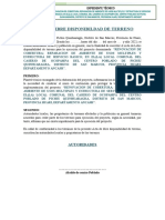 ACTA DE LIBRE DISPONIBILIDAD DE TERRENO