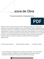 Bitácora de Obra